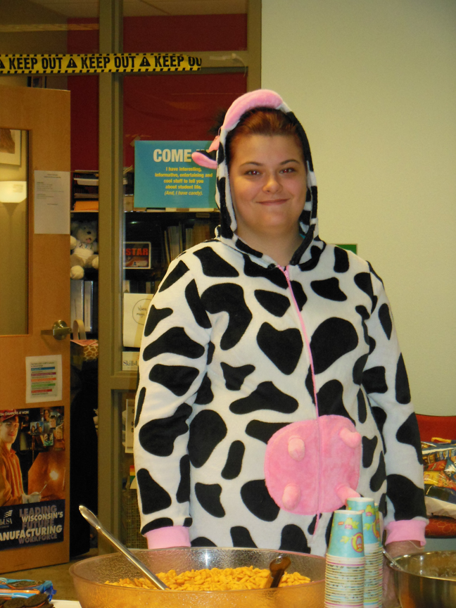 Halloween costumes at Moraine Park West Bend campus