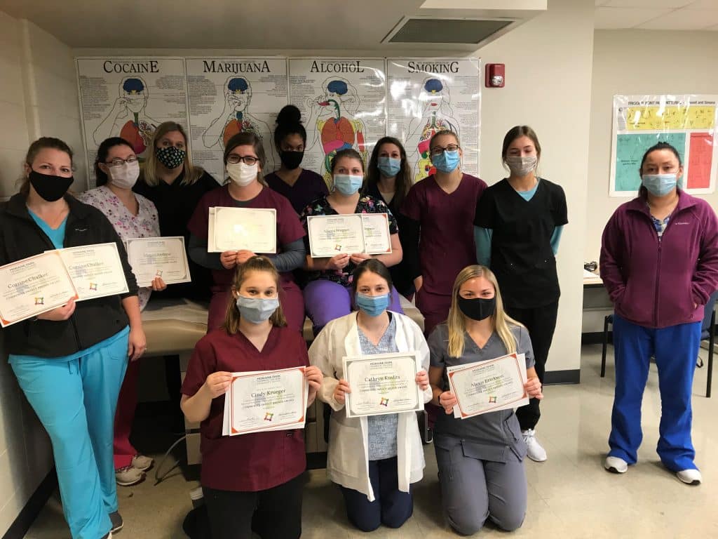 Medical Assistant student award winners