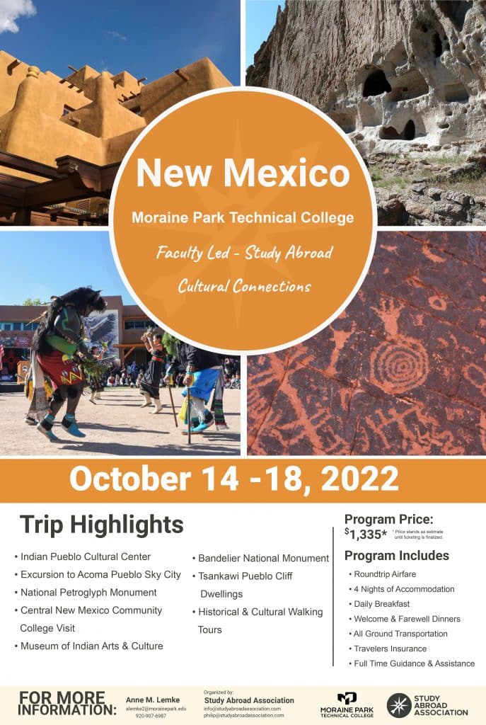 New Mexico travel flyer